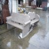 Carved Stone Bench & Stone Table