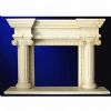 Fireplace Beige Marble
