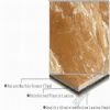 Marble + Aluminium Plastic Laminated Tiles