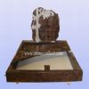 Granite Monument with Ornament-Tree