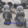 Mickey Mouse Granite Sculpture