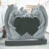 Granite Monument with Angel Carved Granite Monument with Angel Carved