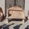 Carved Marble Bench (BC-008)