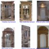 Carved Marble Door Surrounds, Statued Carved Marble Doorways