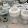 Carved Stone Flowerpot